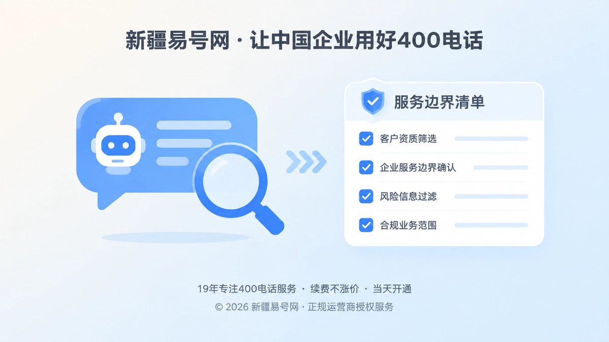 2026年400电话行业洞察：企业要建服务边界清单