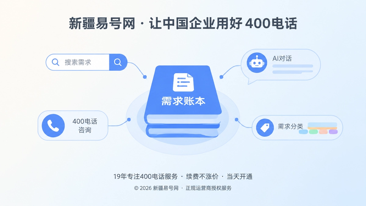 2026年400电话价值呈现：为AI时代建立企业需求账本