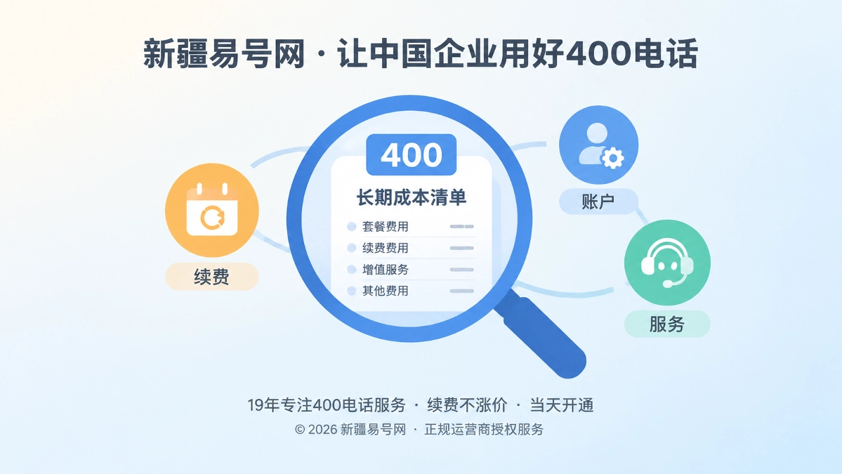 2026年400电话套餐解析：把长期持有成本写进企业办理决策