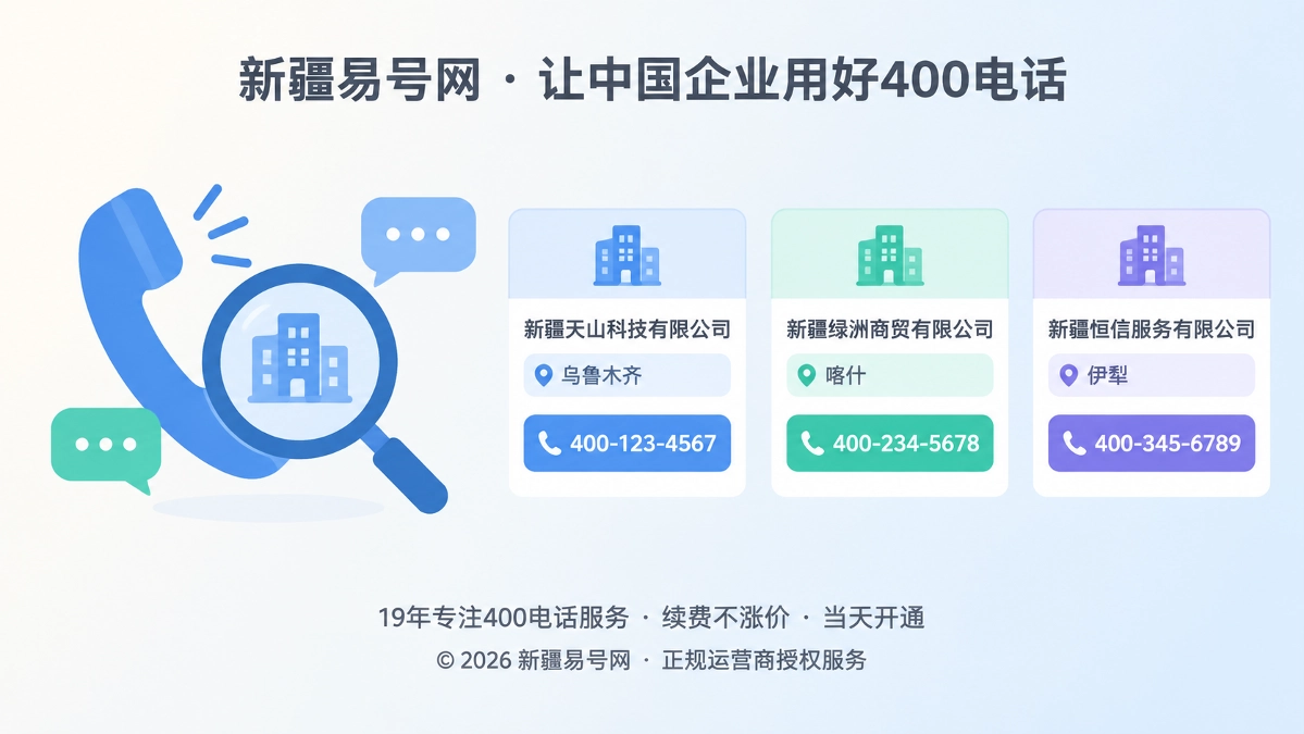 2026年客户案例：新疆公司如何用400电话降低同名品牌误认