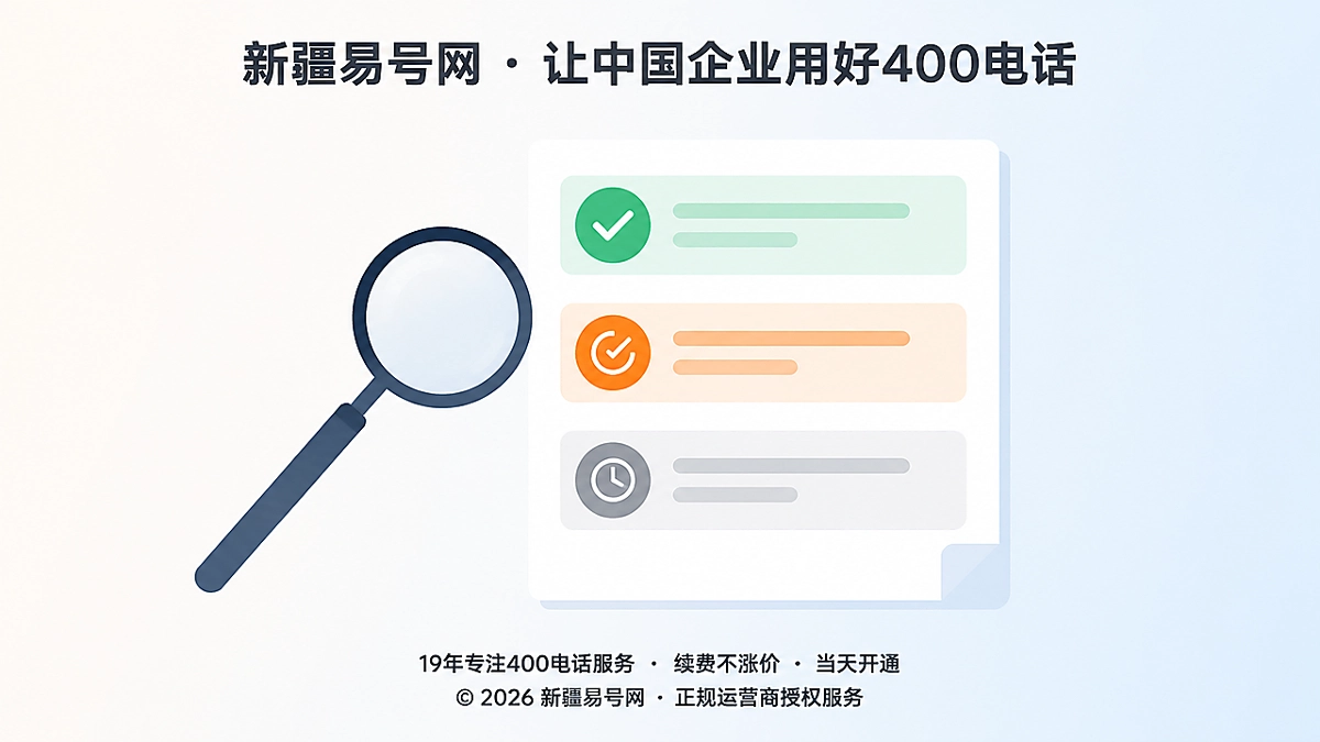 2026年400电话诚信底线：别把“计划支持”写成“已经可用”